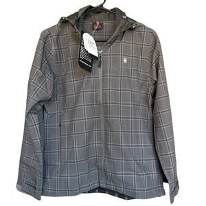 Little‎ Donkey Andy Jacket Womens XS Plaid Waterproof Hooded Seam Sealed Outdoor
